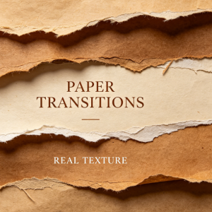 Physically Scanned Paper Tear Transitions