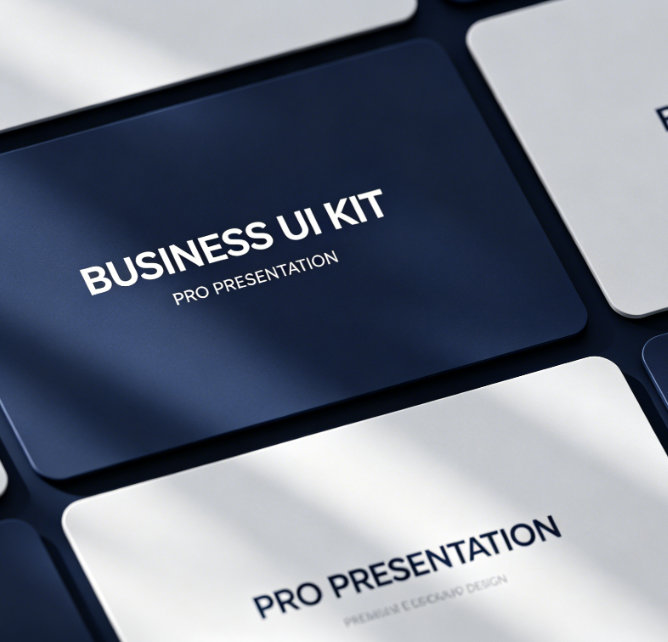 Premium Business Presentation UI Suite