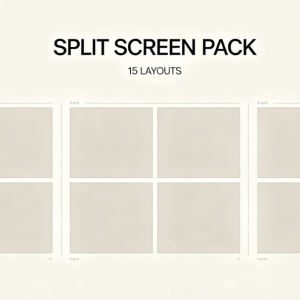 Standard Multi-Panel Split-Screen Layout Templates